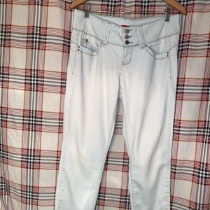 YMI WannaBettaButt? White Wash Jeans